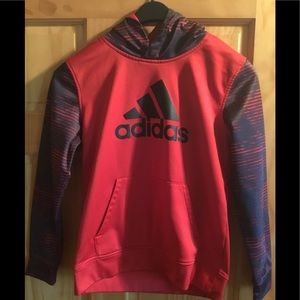 Adidas boys EUC hooded sweatshirt